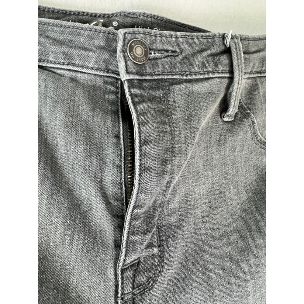 Mossimo High Rise Jegging Womens 14/32R Grey Excellent Power Stretch Denim - Picture 3 of 6